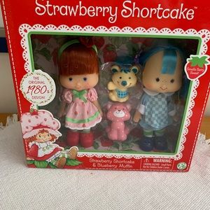 Bridge Direct Strawberry Shortcake and Blueberry Doll Dual Package